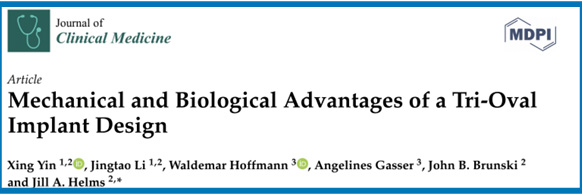 snippet of the study on the mechanical and biological advantages on tri-oval implant design