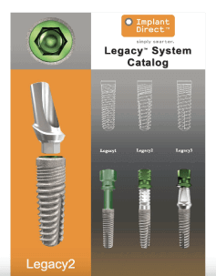legacy implant system catalog cover