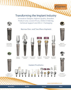transforming the implant industry brochure cover