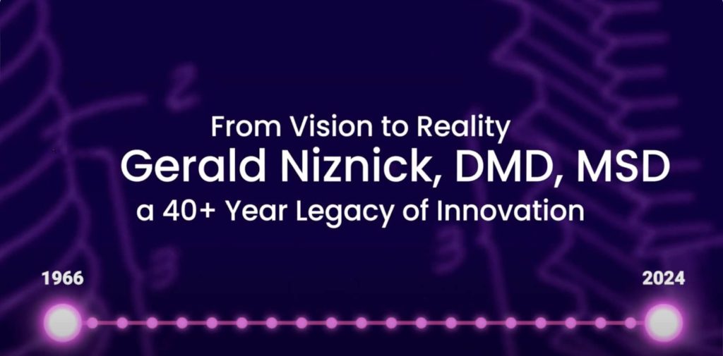 video overlay for vision to reality gerald niznick dmd msd a 40 plus year legacy of innovation